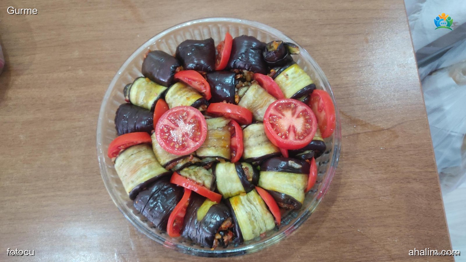 Kıymalı Patlıcan Sarma tarifinin 4. aşama fotoğrafı